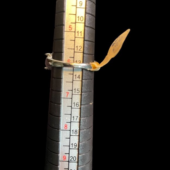 Luxury Panther Ring – Silver-Tone Pave Crystal Double Panther Head – Size 6 - Picture 3 of 5